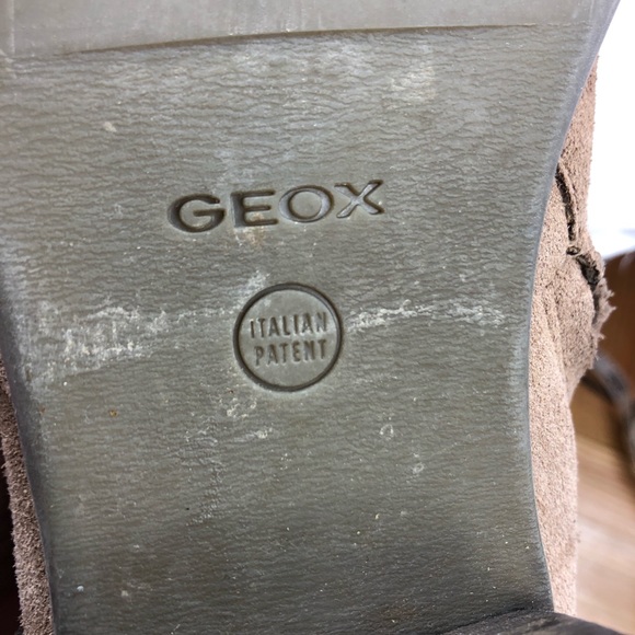 Geox brown booties ankle boots suede leather twinka 10.5 - Picture 7 of 7